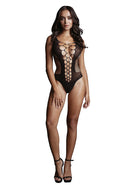 CONTRAST FENCE NET TEDDY BLACK O/S