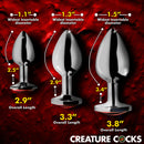 CREATURE C*CKS SINISTER EYES METAL PLUG SET