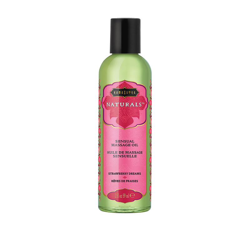 KAMA SUTRA NATURALS MASSAGE OIL STRAWBERRY DREAMS 2OZ