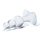 GLAS BEADED ANAL PLUG 4"