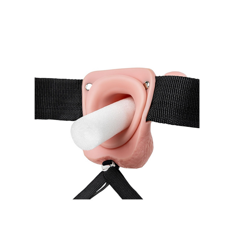 REALROCK 7" HOLLOW STRAP ON WHITE
