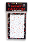 NAUGHTY STICK FIGURE NOTEPAD