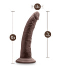 AU NATUREL JACK 7"DILDO CHOCOLATE