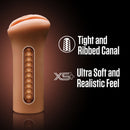 Cutaway of Molly showing the tight, ribbed canal. X5 Plus: ultra soft and realistic feel