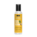 Kama Sutra Divine Nectars Rub Lick Glide in Coconut Pineapple: 2 oz (59 ml) flavored body glide, yellow label