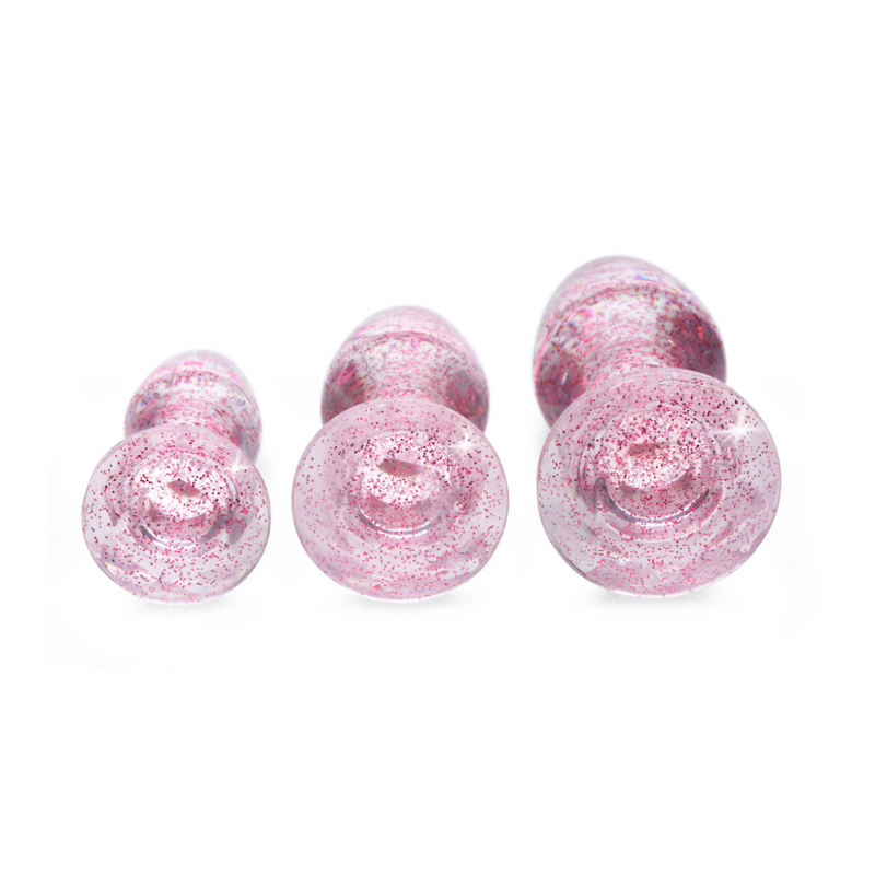 BOOTY SPARKS GLITTER ANAL PLUGS PINK