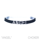 BLACK CHOKER "ANGEL"