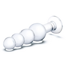 GLAS BEADED ANAL PLUG 7.25"