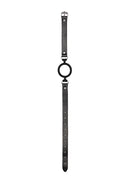 SILICONE RING MOUTH PROP BLACK