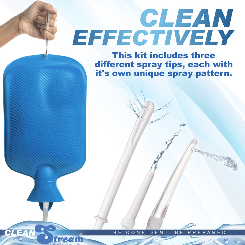 CLEAN STREAM DELUXE SHOWER ENEMA KIT