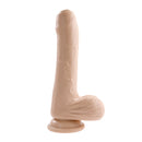 UNCUT VIBRATING DILDO LIGHT 6"