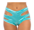 PEEKABOO BOOTY SHORT BABY BLUE O/S