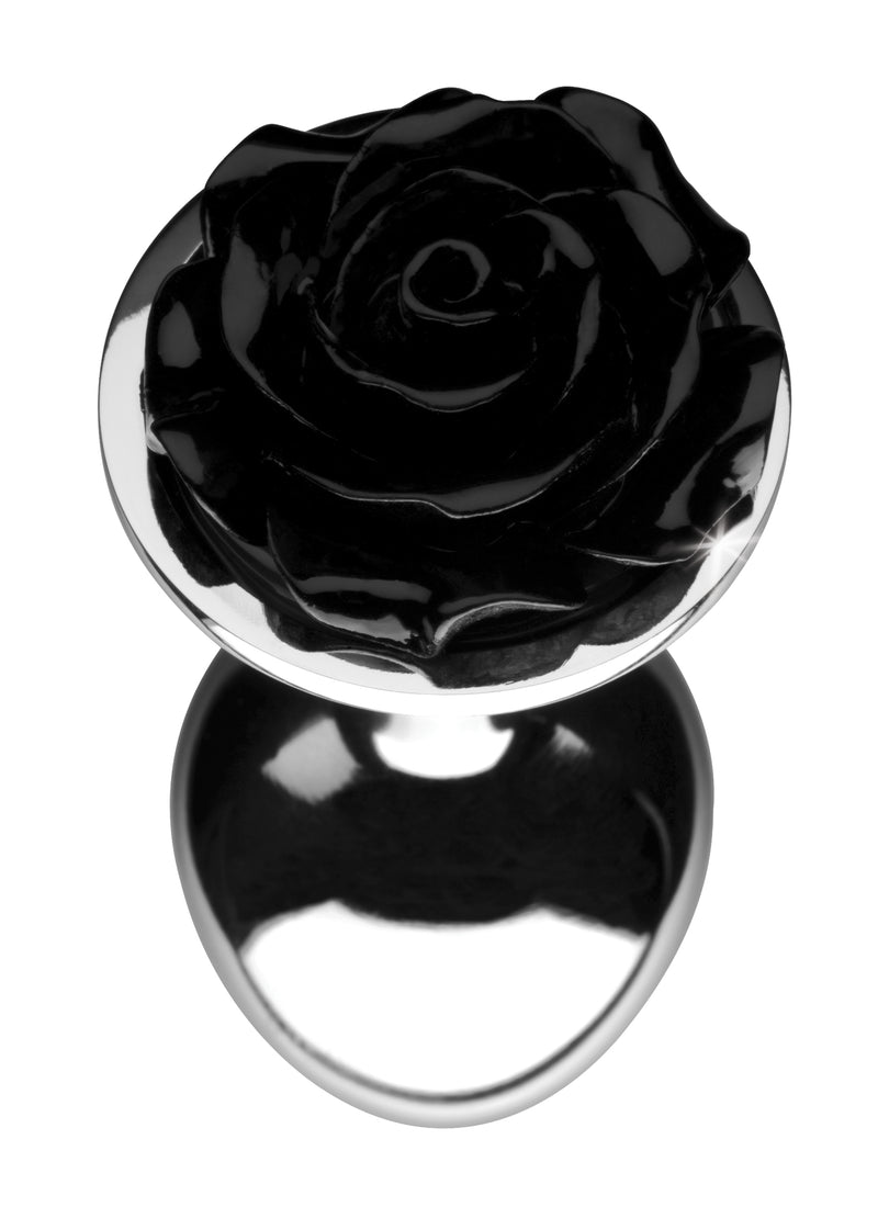 BOOTY SPARKS BLACK ROSE ANAL PLUG SMALL