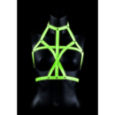 OUCH! GLOW IN THE DARK BRA HARNESS L/XL