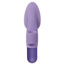 Back of the Fingerific sleeve, showing the finger loop and bullet sitting in the sleeve