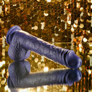 Pleasure Rider lying on its side, showing the full length and suction cup