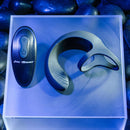 Vibrating Ball Cradle with its Zero Tolerance wireless remote, view of the ridged cradle