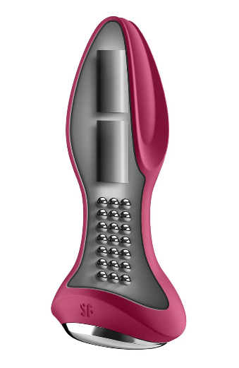 SATISFYER ROTATOR VIBRATING PLUG 2+ RED