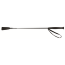 26" LEATHER RIDING CROP BLACK