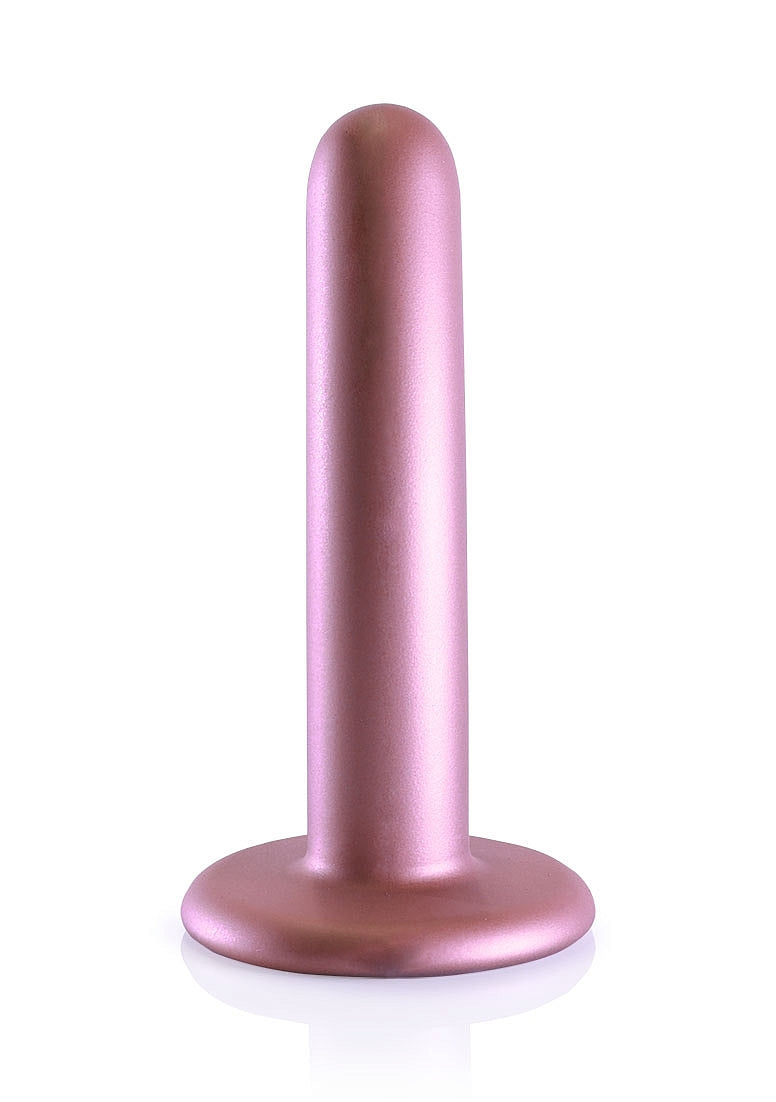 SMOOTH G SPOT 5" DILDO ROSE GOLD