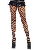 JUMBO NET TIGHTS BLACK O/S