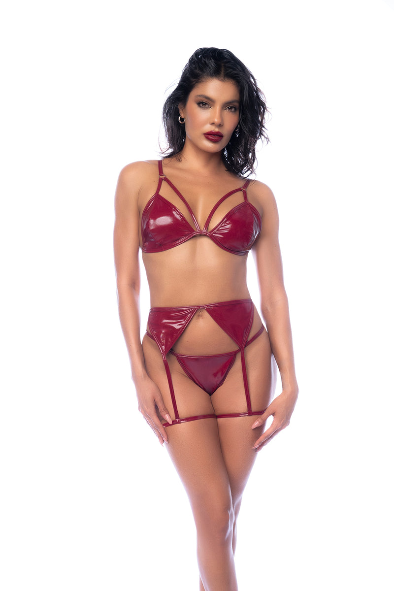 THREE PIECE SET GLOSS WINE XLARGE