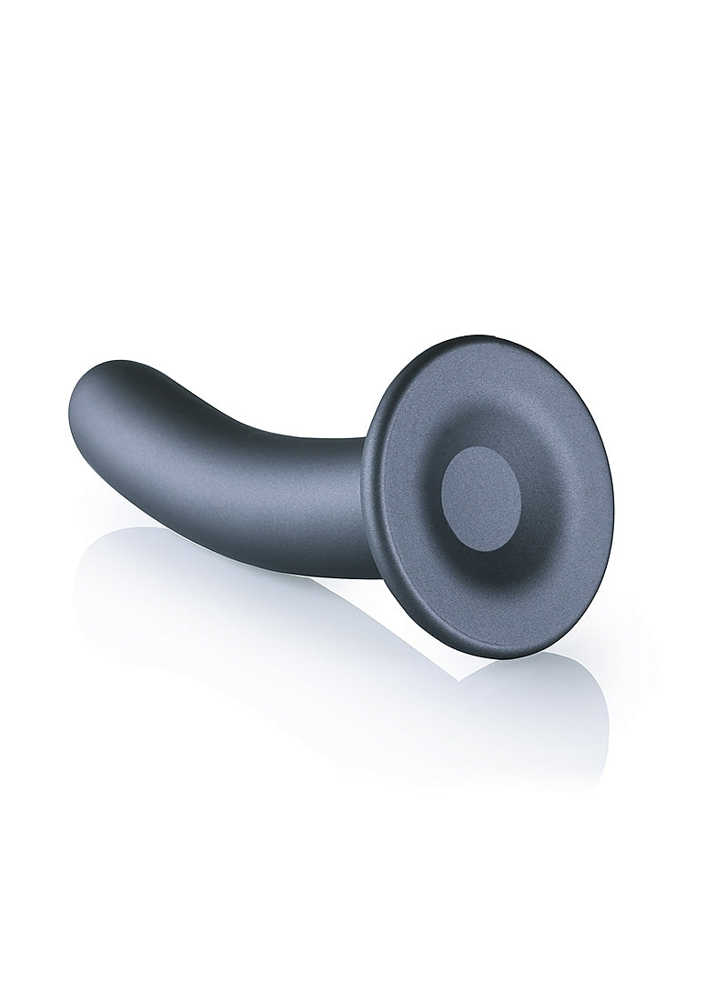 SMOOTH G SPOT 7" DILDO GUNMETAL