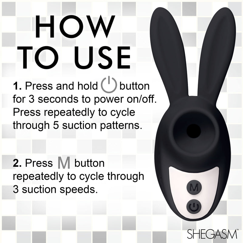 SHEGASM SUCKY BUNNY BLACK