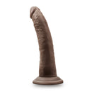 DR SKIN PLUS 7" POSABLE DILDO CHOCOLATE