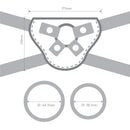TOGETHER VIBES POP STRAP ON HARNESS & 5.5" PINK DILDO