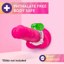 PLAY WITH ME PLEASURE RING NEON GREEN