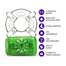 PLAY WITH ME PLEASURE RING NEON GREEN