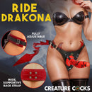 CREATURE C*CKS DRAKONA STRAP ON HARNESS WITH DILDO
