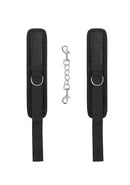 VELVET WRIST CUFFS BLACK