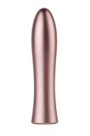 FemmeFunn Bougie Bullet in rose gold: sleek metallic aluminum bullet vibrator with a tapered tip