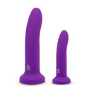 TOGETHER VIBES DUO STRAP ON HARNESS 5.5" DILDO & 8" VIBRATING PURPLE DILDO