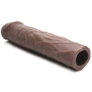 JOCK EXTRA LONG 3" PENIS EXTENDER SLEEVE DARK