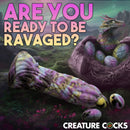CREATURE COCKS DRAGON SPAWN OVIPOSITOR DILDO WITH EGGS