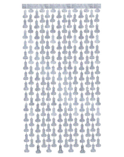 DISCO FOIL PENIS CURTAINS