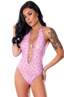 EXPOSED TEDDY WITH SNAP CROTCH DAISY S/M