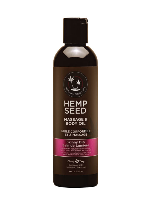 HEMP SEED MASSAGE OIL SKINNY DIP 2OZ