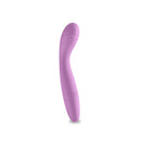 Desire Sonata in pink: slim curved silicone G-spot vibrator with a ridged tip