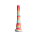 COLOURS STACKED RED & GOLD 9" DILDO