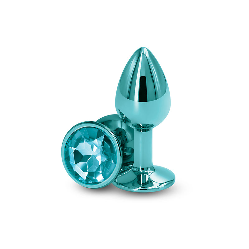 REAR ASSETS SMALL GEM ANAL PLUG TEAL