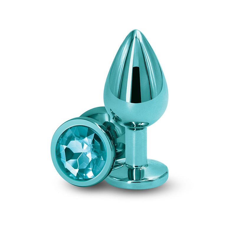 REAR ASSETS MEDIUM GEM ANAL PLUG TEAL