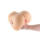 Lotus butt masturbator held in one hand to show its size