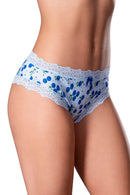 SWEET TREATS CROTCHLESS BOY SHORT & LUBE BLUEBERRY LARGE