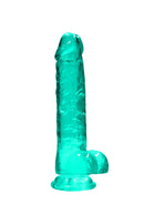 REALROCK 8" DILDO TURQUOISE