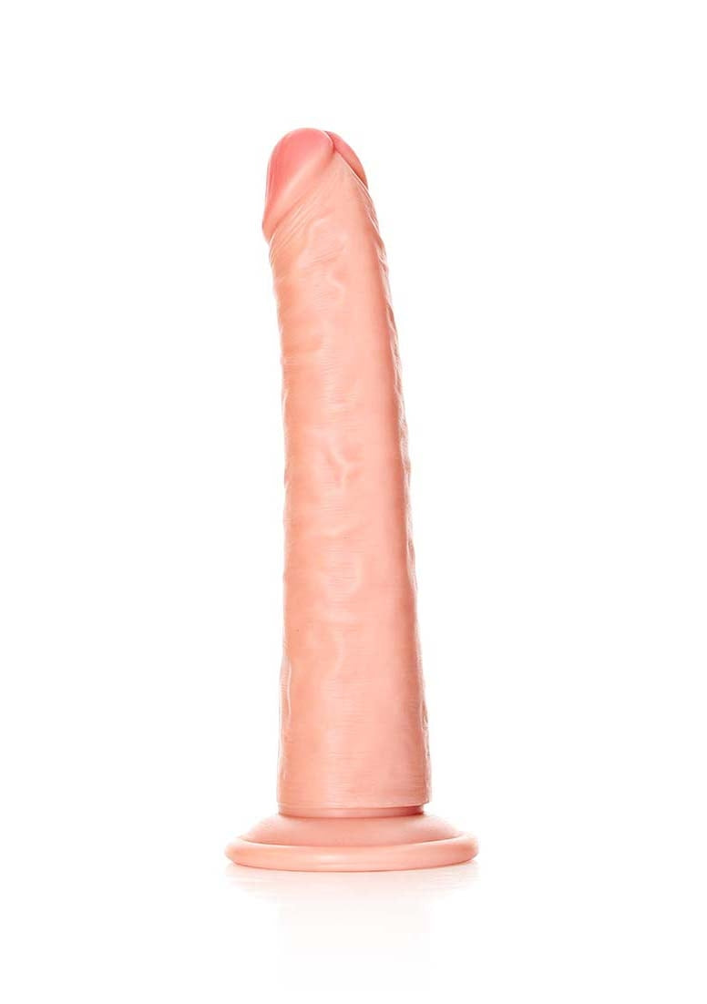 REALROCK 8" SLIM DILDO WHITE