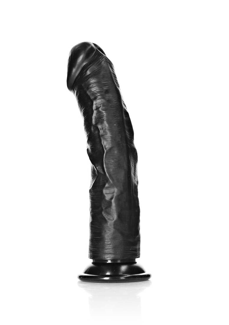 REALROCK 10" CURVED DILDO BLACK